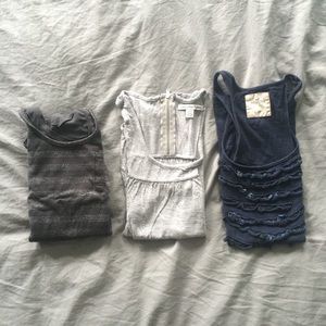 Set of 3 Flowy Tanks